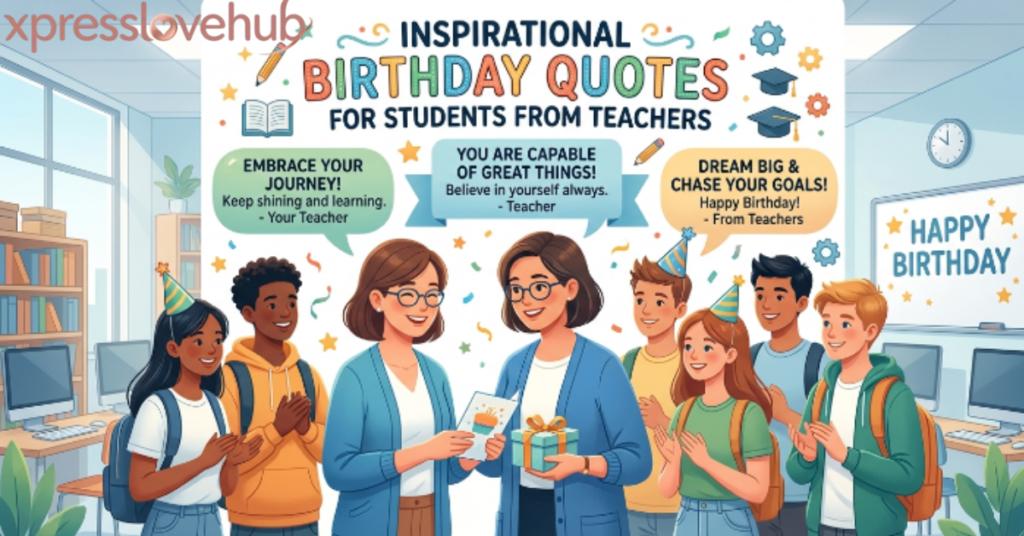 Inspirational Birthday Quotes for Students From Teachers
