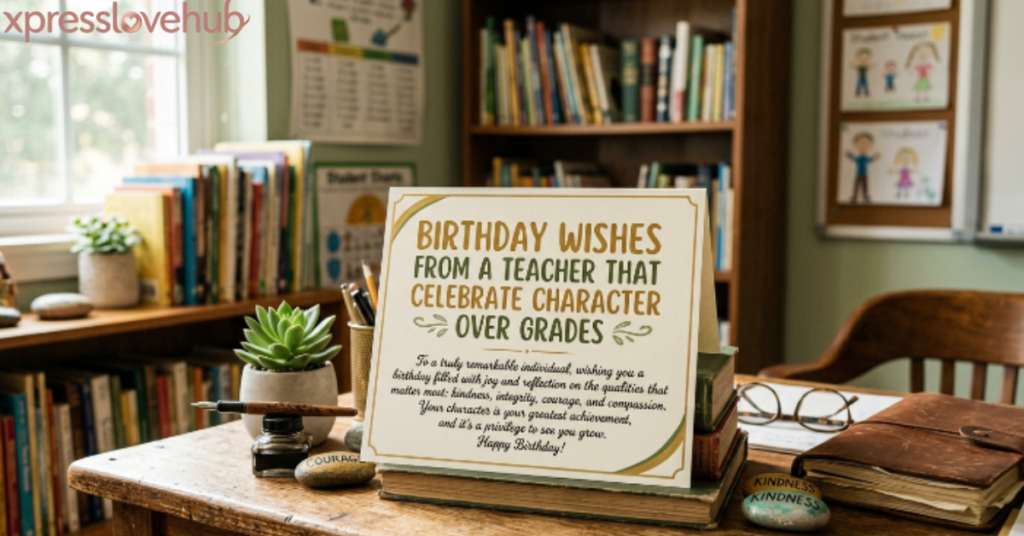 Birthday Wishes From a Teacher That Celebrate Character Over Grades