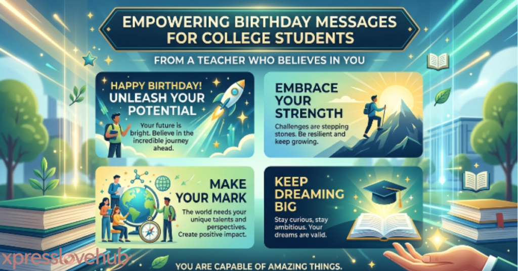 Powerful Birthday Messages for College Students From a Teacher Who Believes in Them