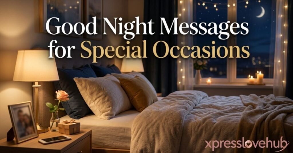 Good Night Messages for Special Occasions