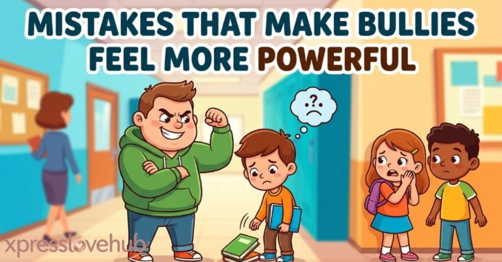 Mistakes That Make Bullies Feel More Powerful