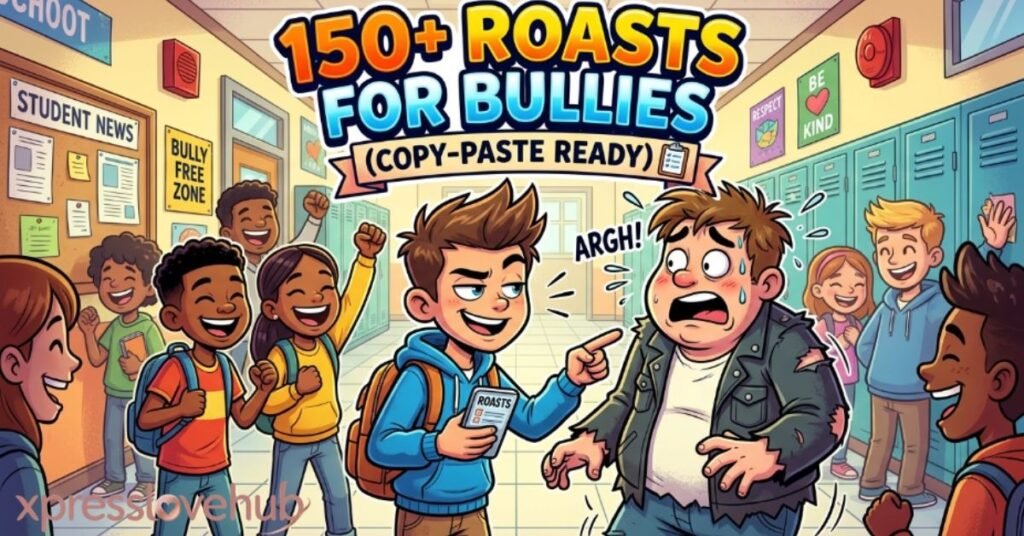 150+ Roasts for Bullies (Copy-Paste Ready)