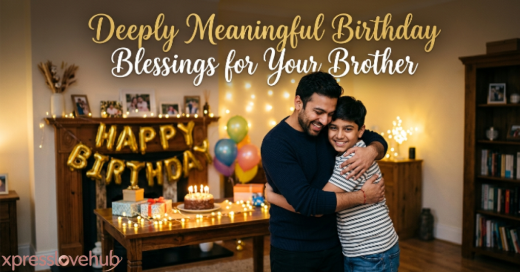 Deeply Meaningful Birthday Blessings for Your Brother