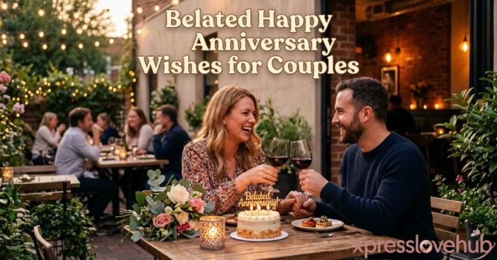Belated Happy Anniversary Wishes for Couples