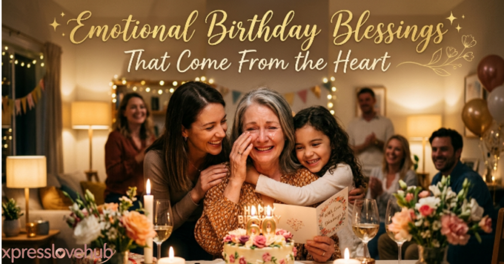 Emotional Birthday Blessings That Come From the Heart