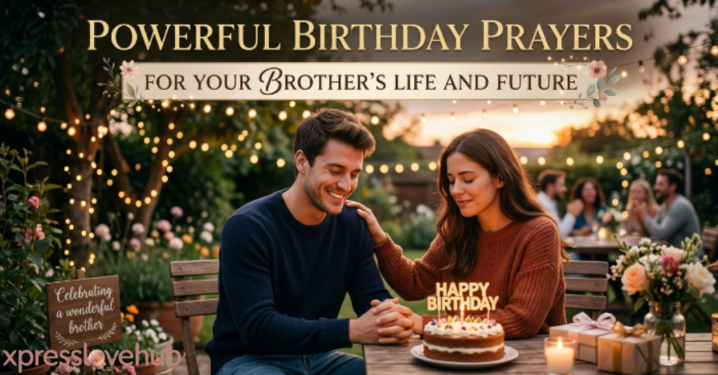 Powerful Birthday Prayers for Your Brother's Life and Future