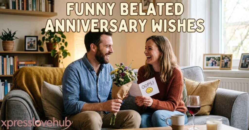 Funny Belated Anniversary Wishes