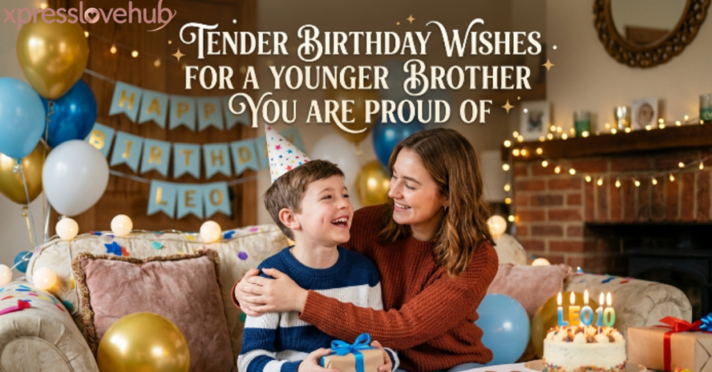 Tender Birthday Wishes for a Younger Brother You Are Proud Of