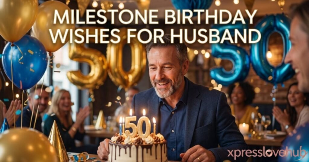 Milestone Birthday Wishes for Husband