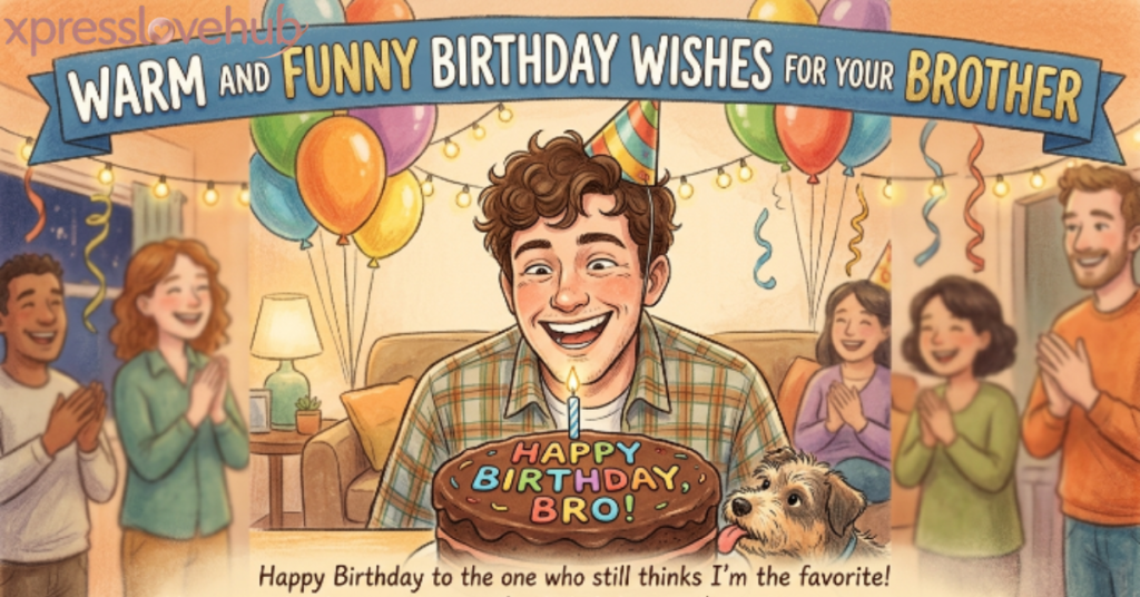 Warm and Funny Birthday Wishes for Your Brother