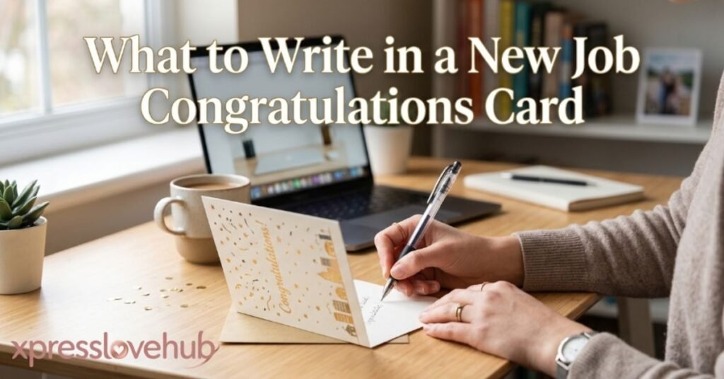 What to Write in a New Job Congratulations Card