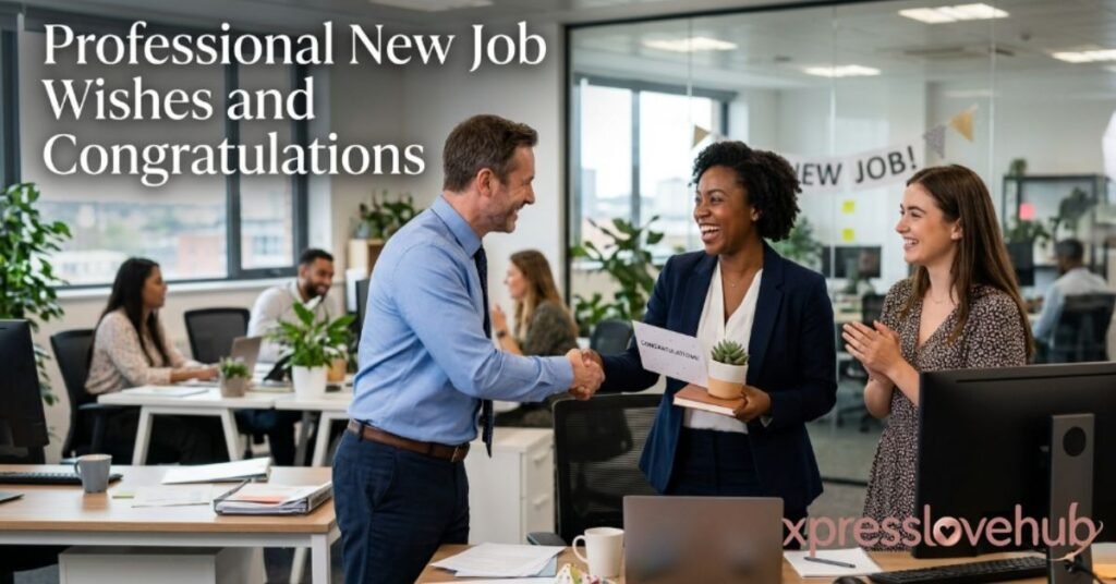 Professional New Job Wishes and Congratulations