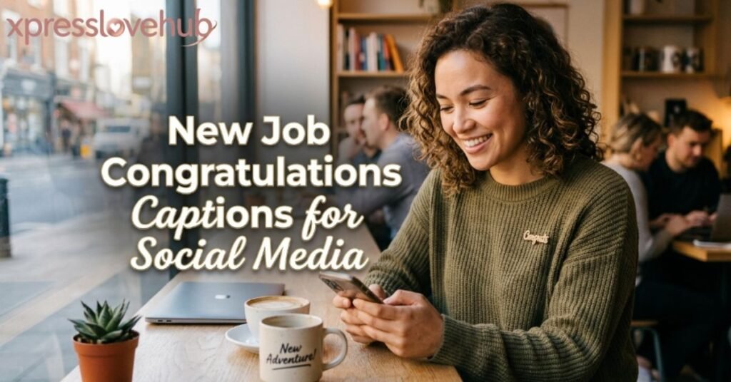 New Job Congratulations Captions for Social Media