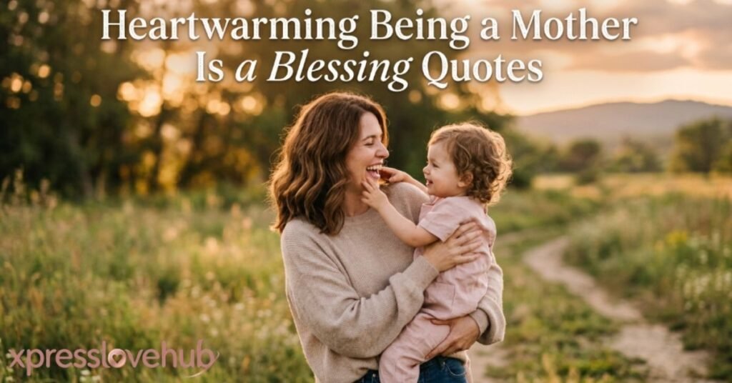 Heartwarming Being a Mother Is a Blessing Quotes