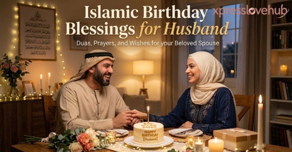 Islamic Birthday Blessings for Husband