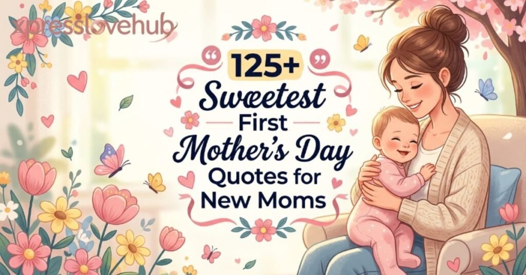125+ Sweetest First Mother's Day Quotes for New Moms