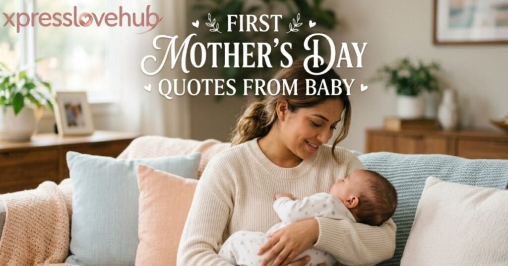 First Mother's Day Quotes from Baby