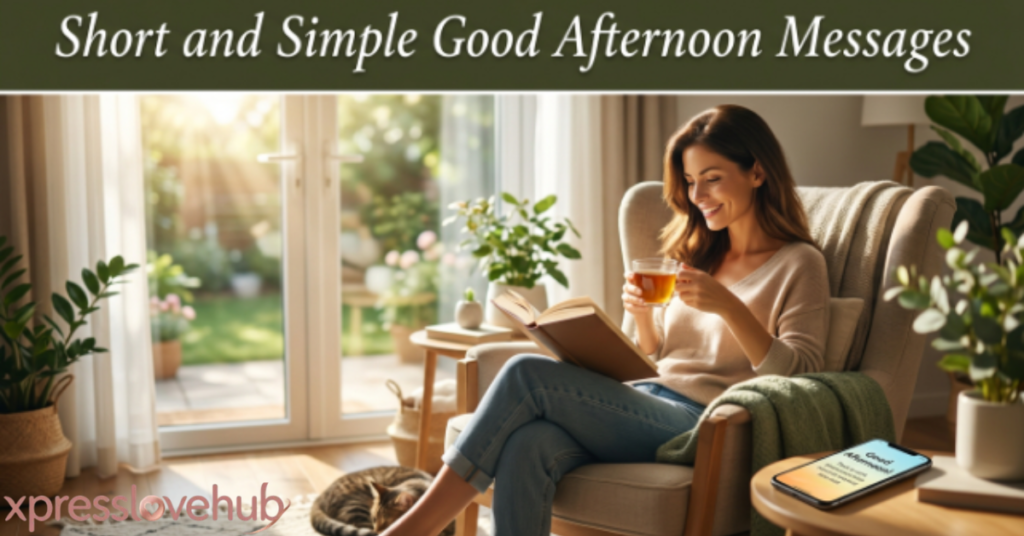 Short and Simple Good Afternoon Messages