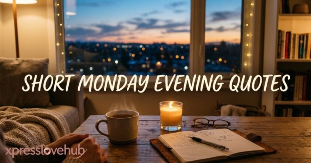Short Monday Evening Quotes