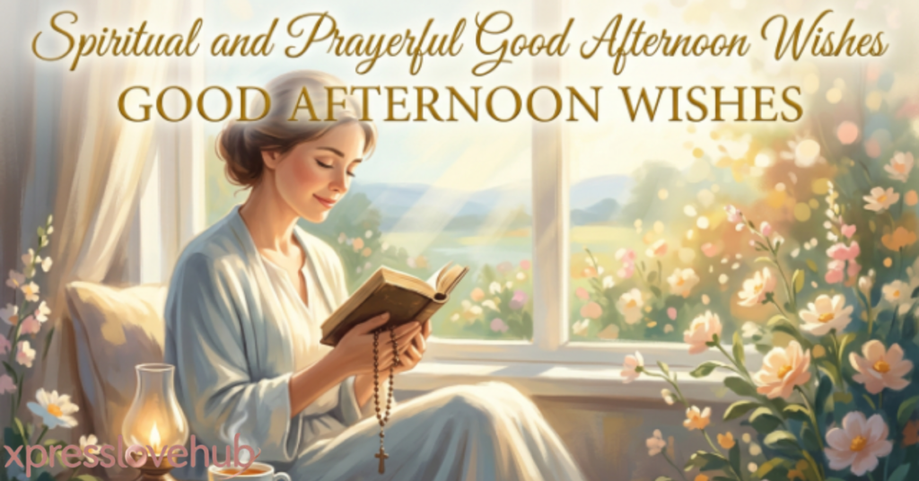 Spiritual and Prayerful Good Afternoon Wishes
