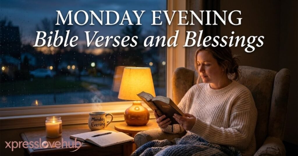 Monday Evening Bible Verses and Blessings