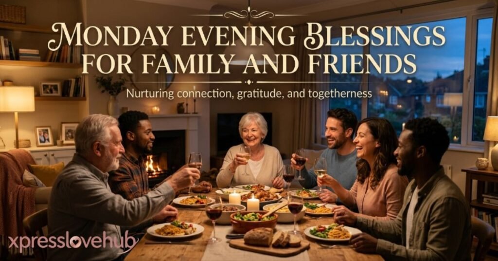 Monday Evening Blessings for Family and Friends