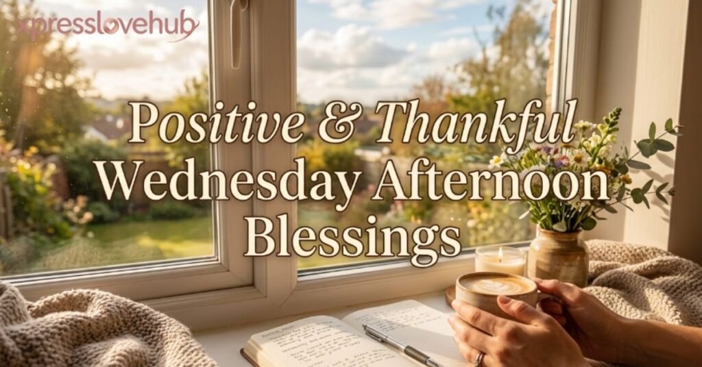 Positive & Thankful Wednesday Afternoon Blessings