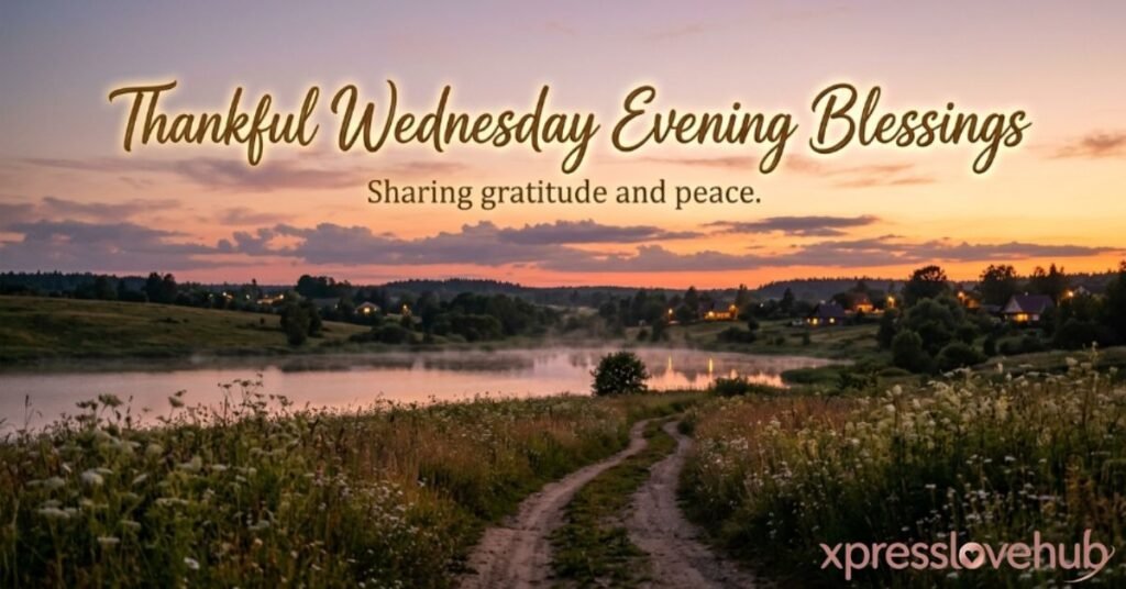 Thankful Wednesday Evening Blessings