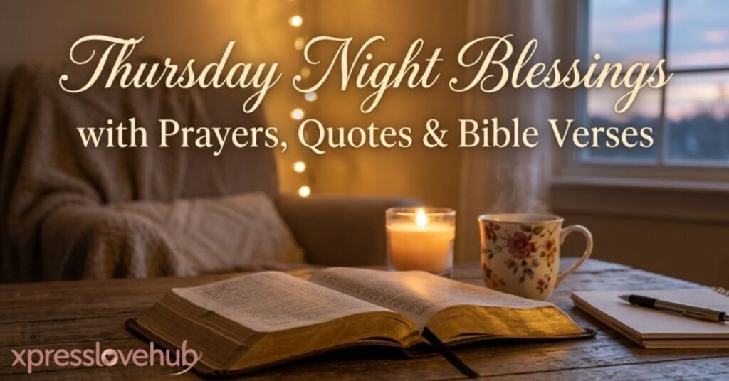 Thursday Night Blessings with Prayers, Quotes & Bible Verses