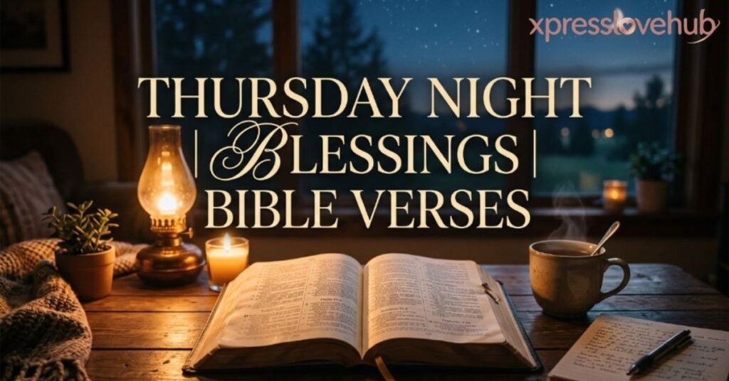 Thursday Night Blessings Bible Verses