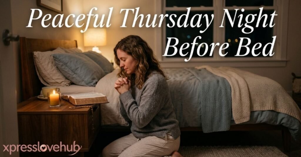 Peaceful Thursday Night Prayers Before Bed