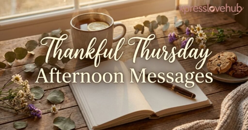 Thankful Thursday Afternoon Messages