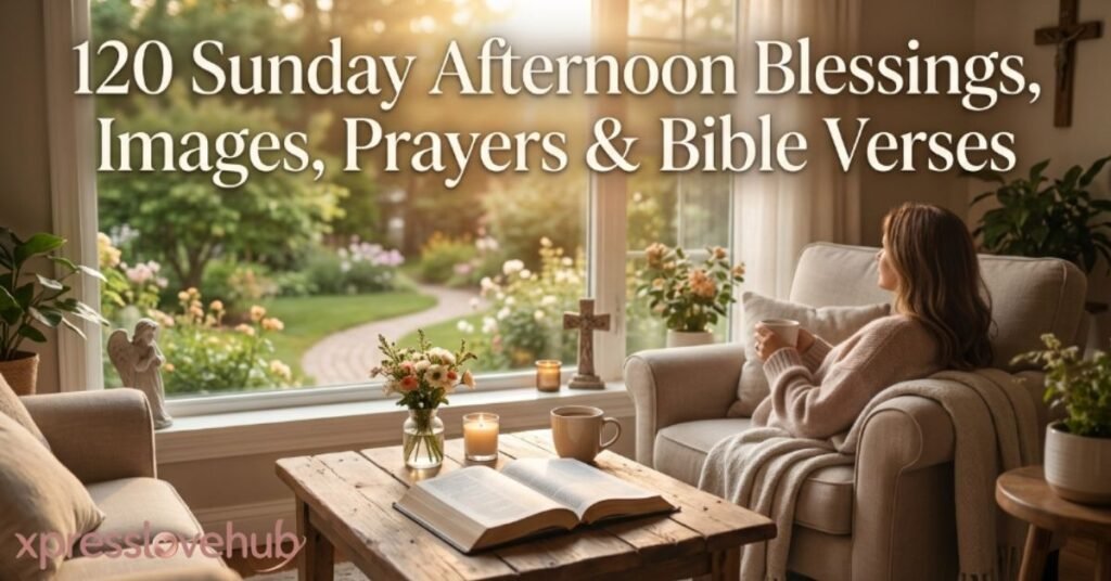 120 Sunday Afternoon Blessings, Images, Prayers & Bible Verses