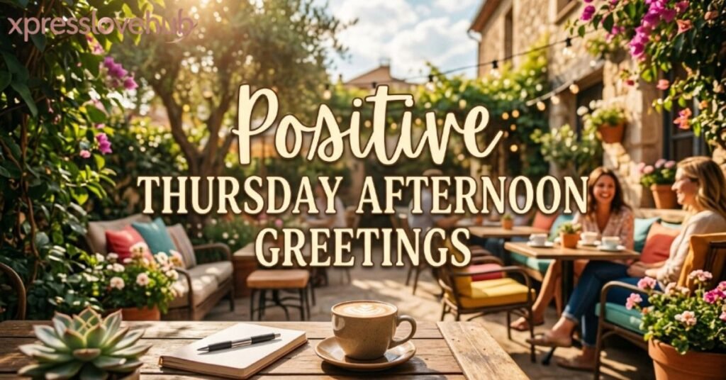 Positive Thursday Afternoon Greetings