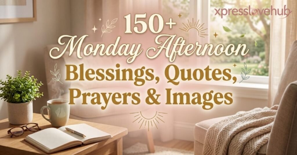150+ Monday Afternoon Blessings, Quotes, Prayers & Images