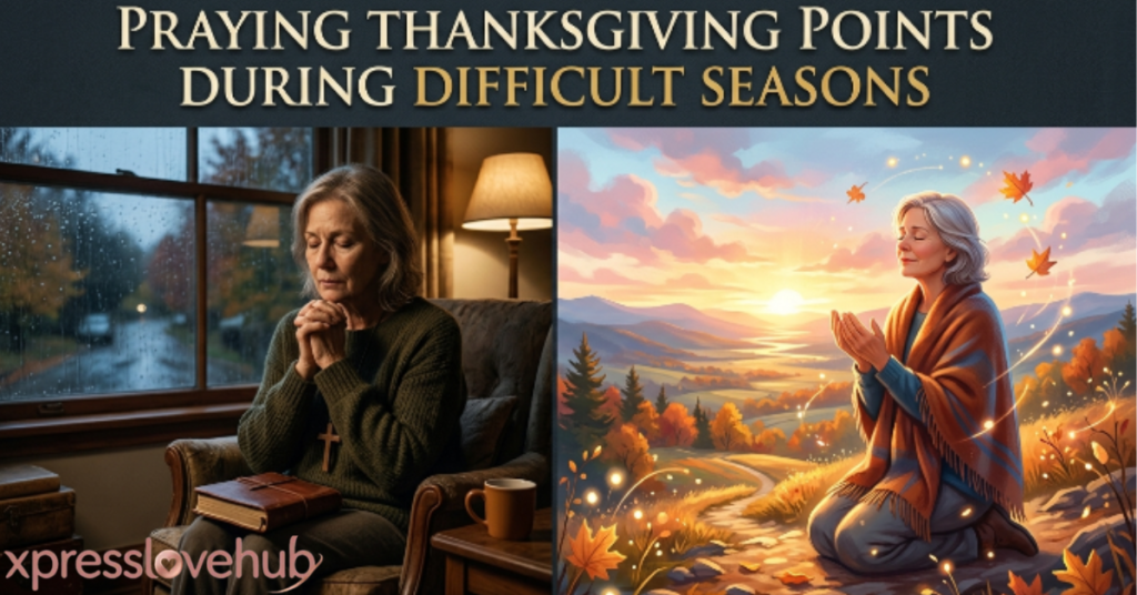 Praying Thanksgiving Points During Difficult Seasons