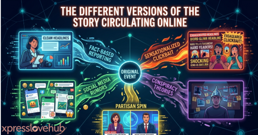 The Different Versions of the Story Circulating Online