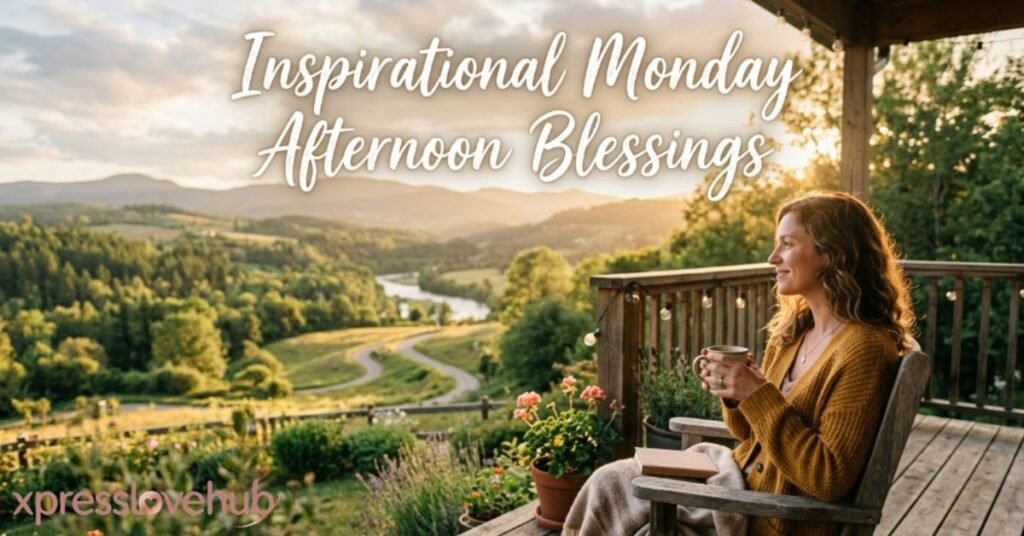 Inspirational Monday Afternoon Blessings