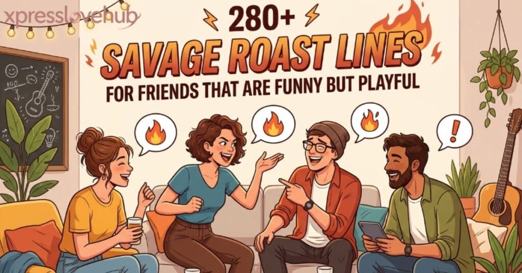 280+ Savage Roast Lines for Friends That Are Funny but Playful