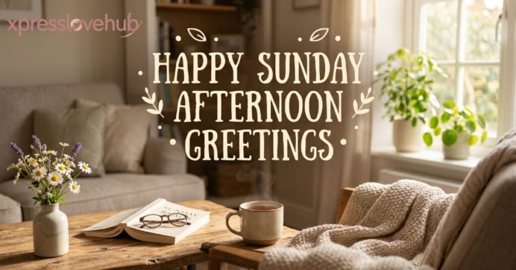 Happy Sunday Afternoon Greetings