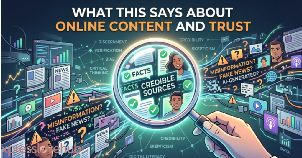 What This Says About Online Content and Trust