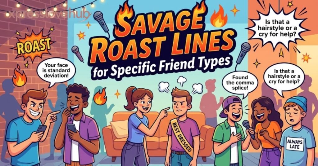 Savage Roast Lines for Specific Friend Types