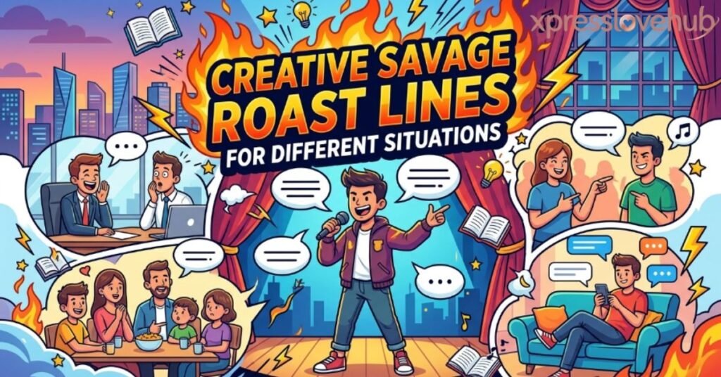 Creative Savage Roast Lines for Different Situations