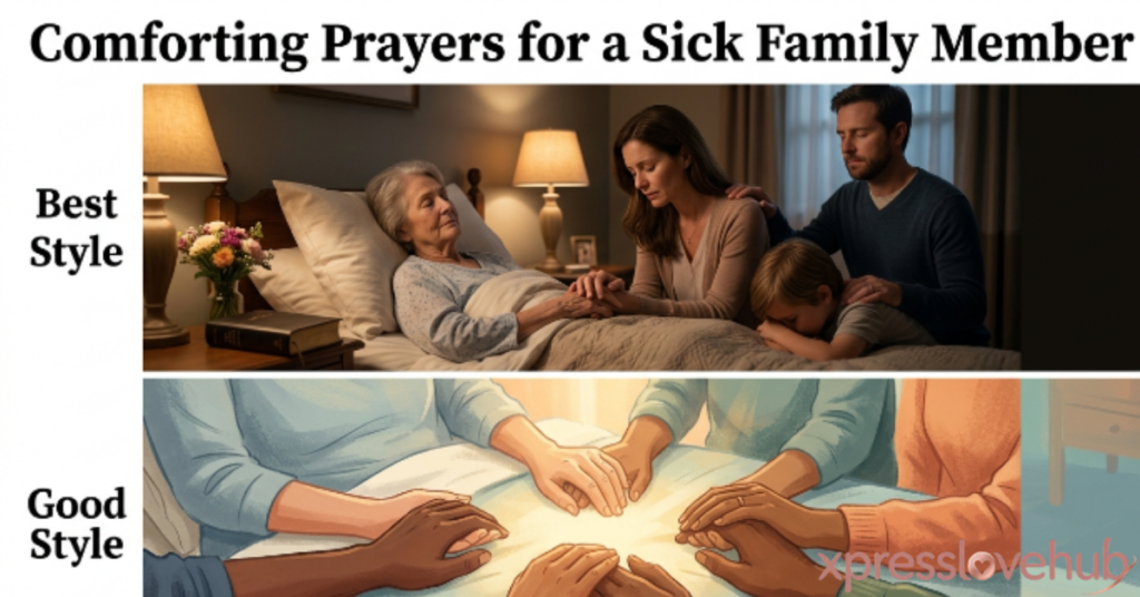 Comforting Prayers for a Sick Family Member