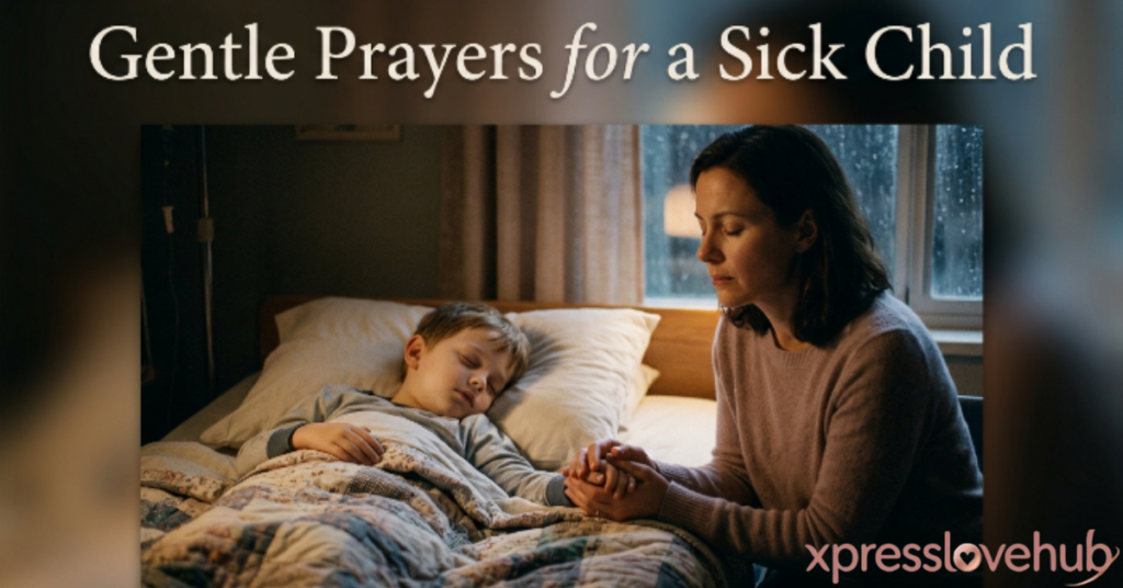 Gentle Prayers for a Sick Child