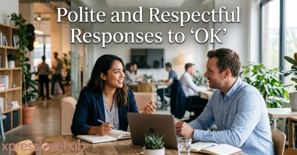 Polite and Respectful Responses to "OK"