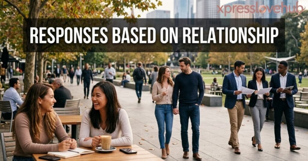 Responses Based on Relationship