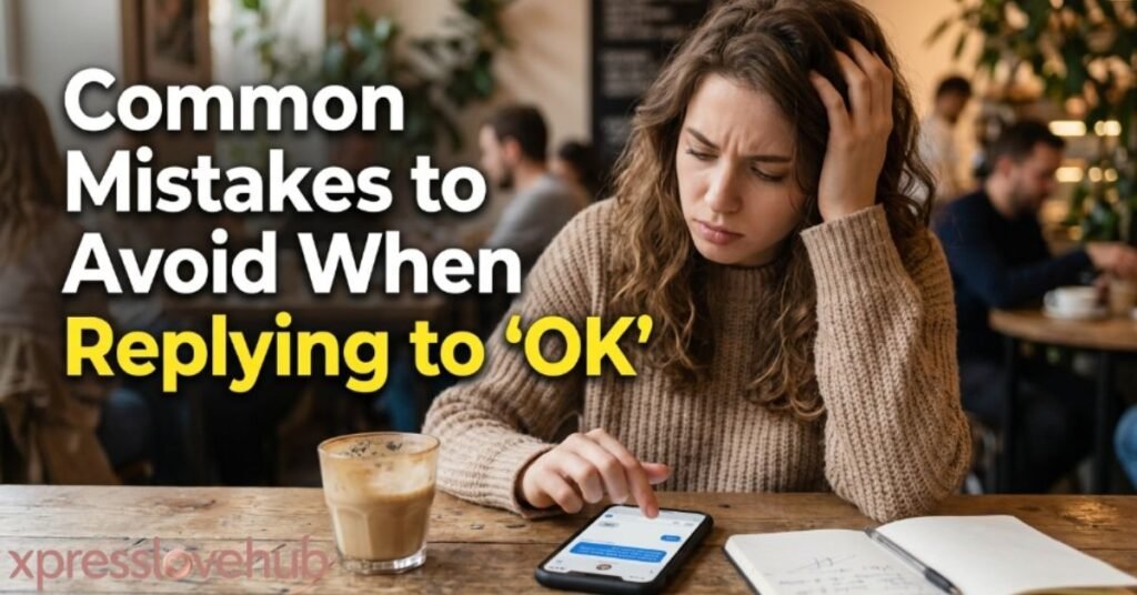 Common Mistakes to Avoid When Replying to "OK"