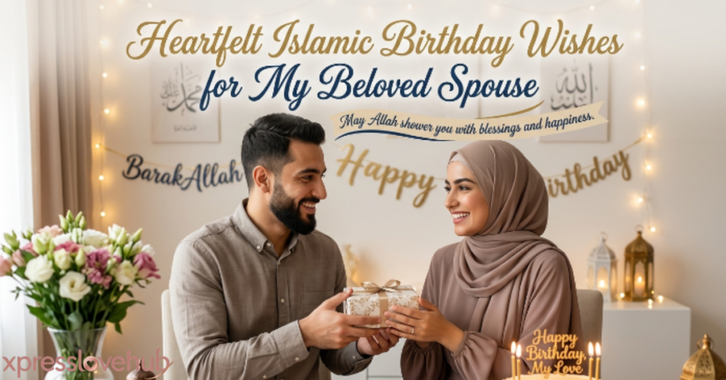 Heartfelt Islamic Birthday Wishes for a Muslim Husband or Wife
