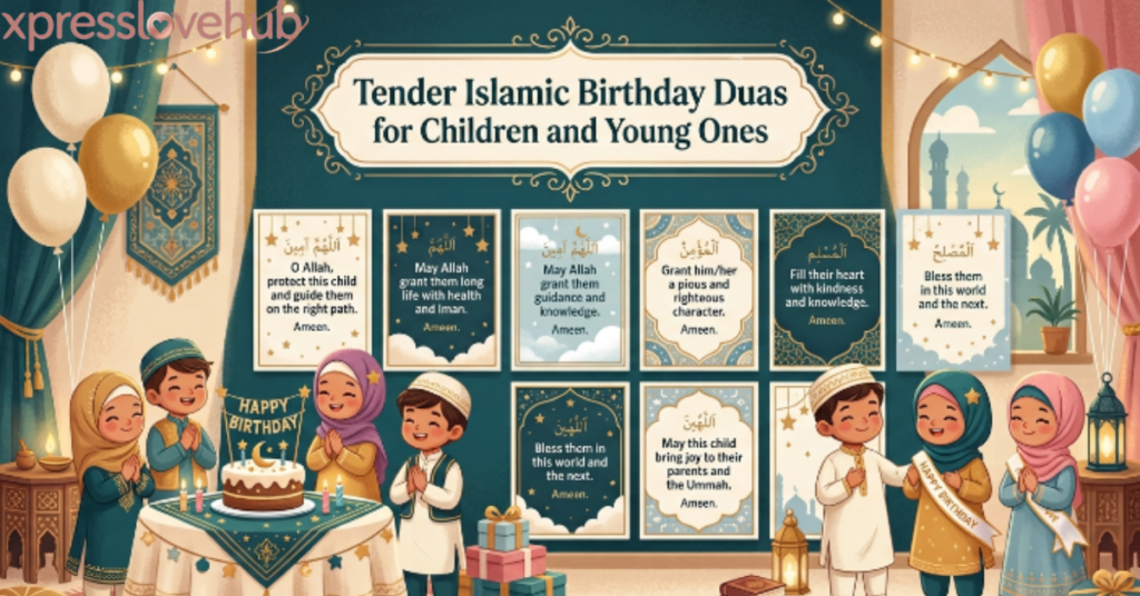 Tender Islamic Birthday Duas for Children and Young Ones